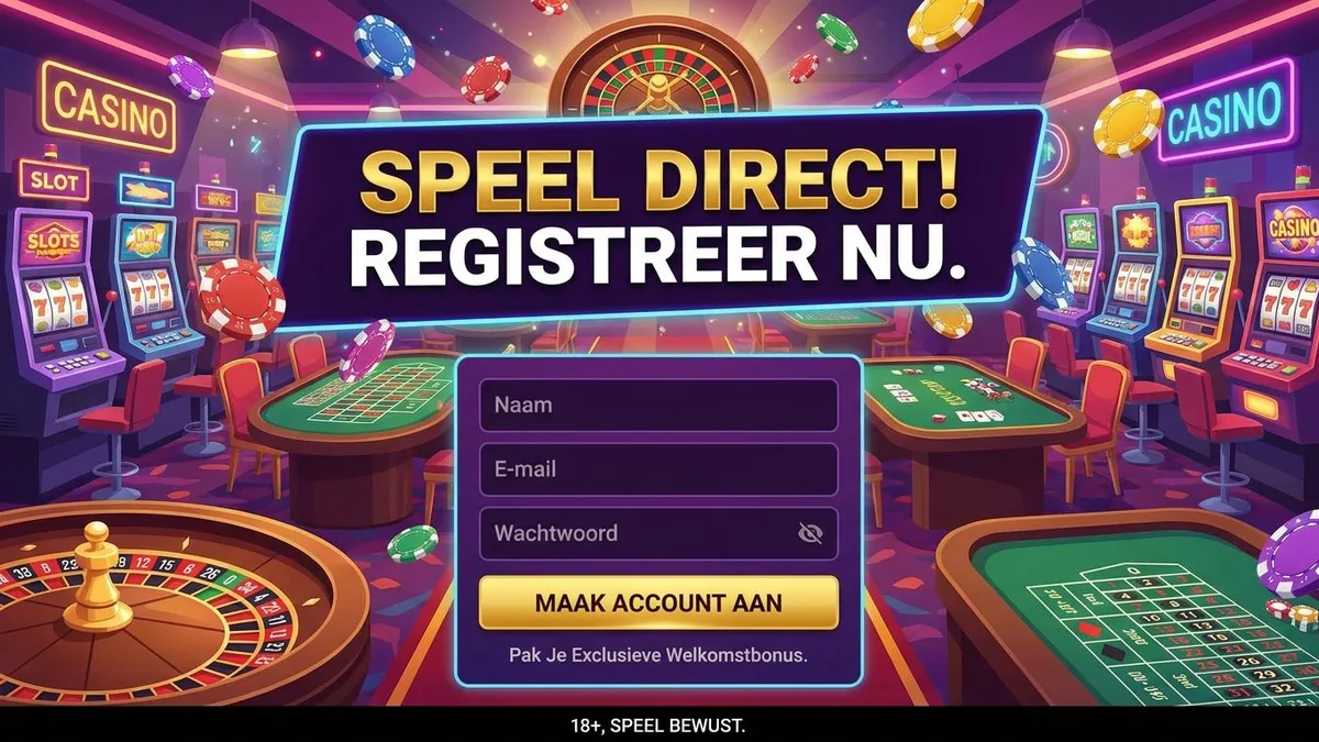 Registreren met bonus